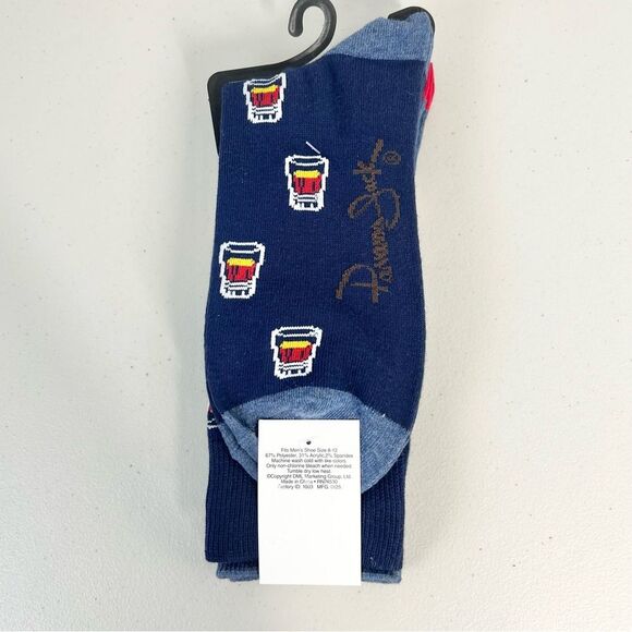 NWT Panama Jack Call Me Old Fashion Whiskey Bourbon Novelty Socks 8-12 - Picture 2 of 6